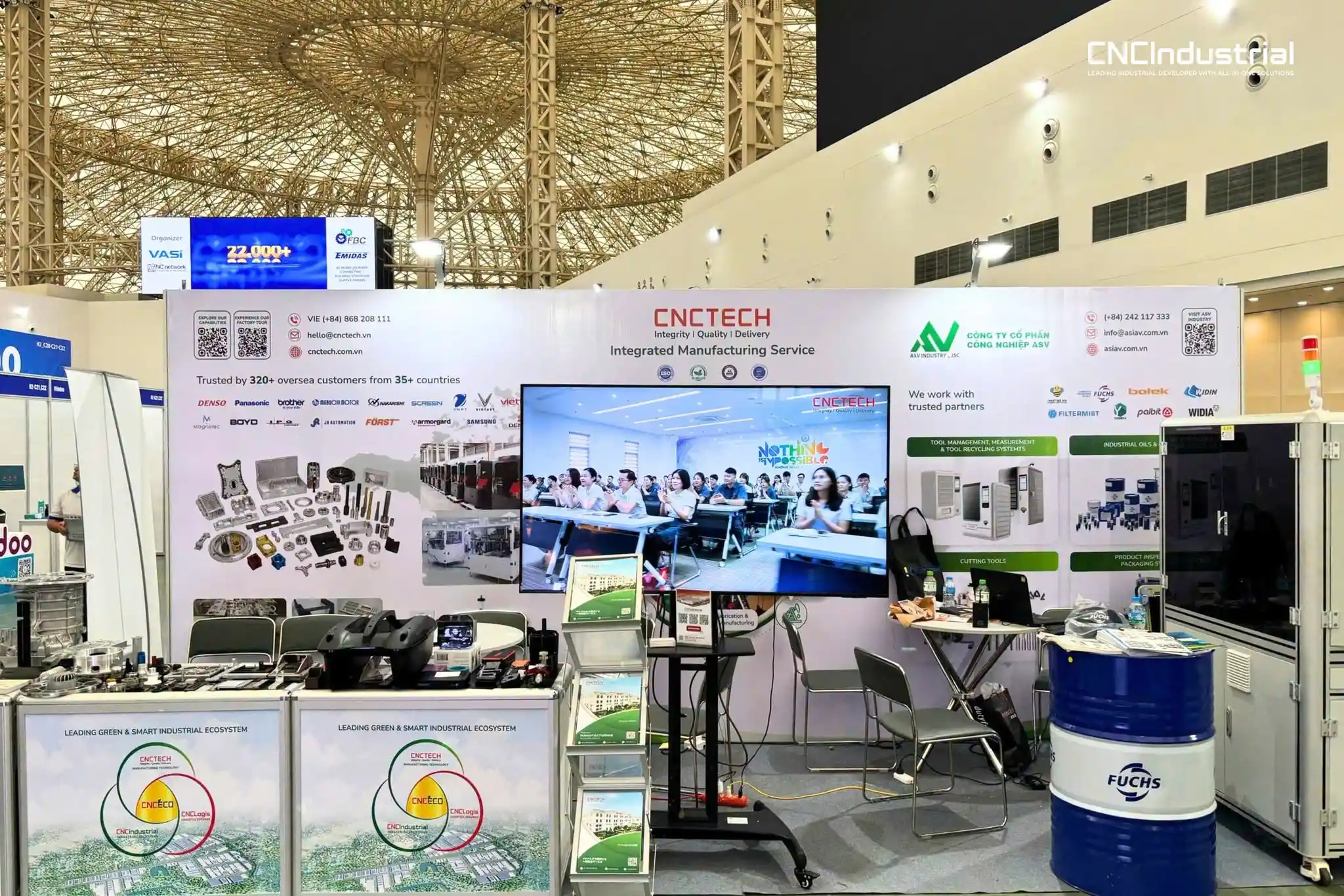 cnctech showcases a diverse range of cnc products at fbc asean 2026