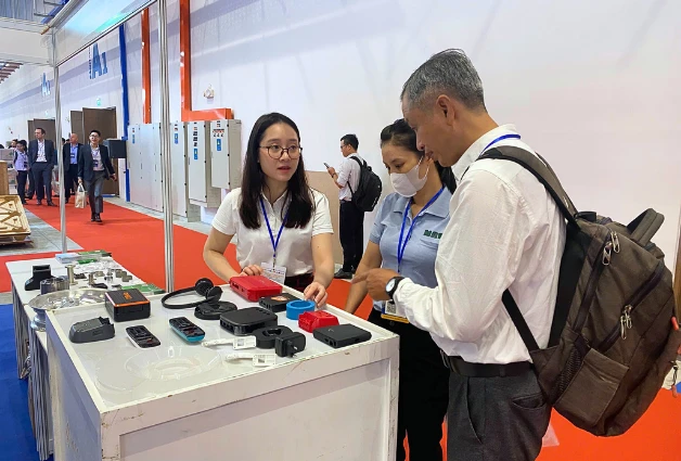 CNCTech Team at the Exhibition