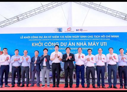  LỄ KHỞI CÔNG NHÀ MÁY UTI TẠI VĨNH PHÚC | VỐN ĐẦU TƯ HƠN 105 TRIỆU USD 