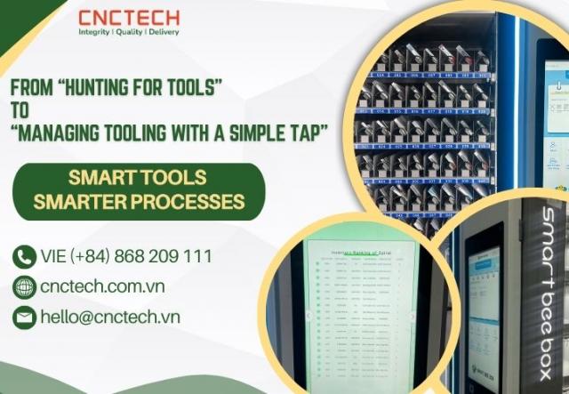 Tủ dụng cụ thông minh của CNCTech trong thực tế vận hành