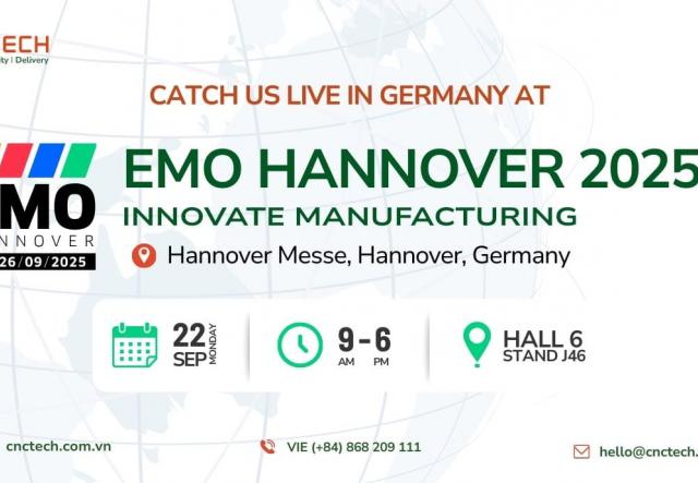 Discover CNCTech at EMO Hannover 2025: Vietnam’s Precision Manufacturing Power