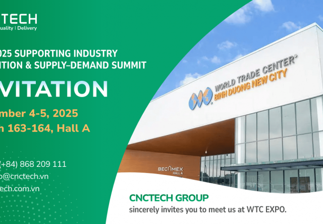 CNCTech – Diamond Sponsor at Vietnam Supporting Industry Expo 2025