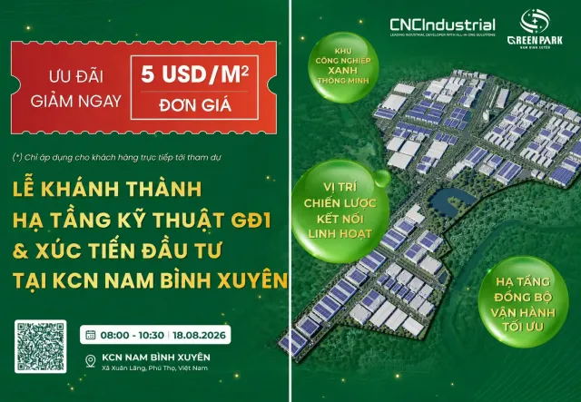 Nam Bình Xuyên Green Park – Điểm hẹn xúc tiến đầu tư tháng 8 tại Phú Thọ
