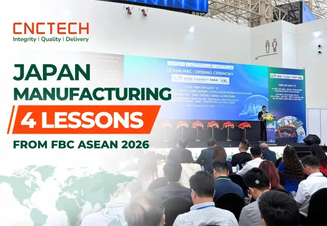 Khám phá 4 bài học từ ngành sản xuất Nhật Bản tại FBC Asean 2026, từ tự động hóa, chất lượng đến hợp tác và chuỗi cung ứng.